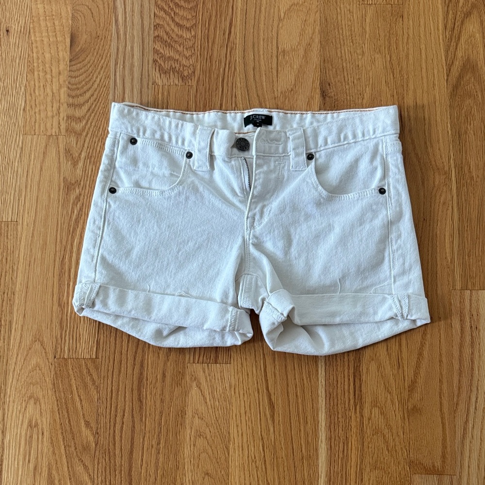 J. Crew White Jean Shorts for Women
